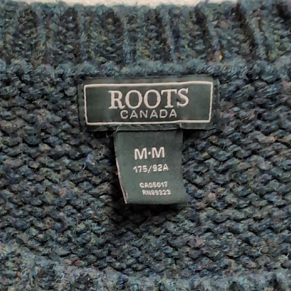 Roots Canada Textured Knit Sweater - Deep Teal - Picture 2 of 10